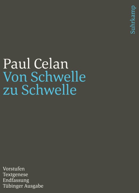 Werke. Tübinger Ausgabe - Paul Celan