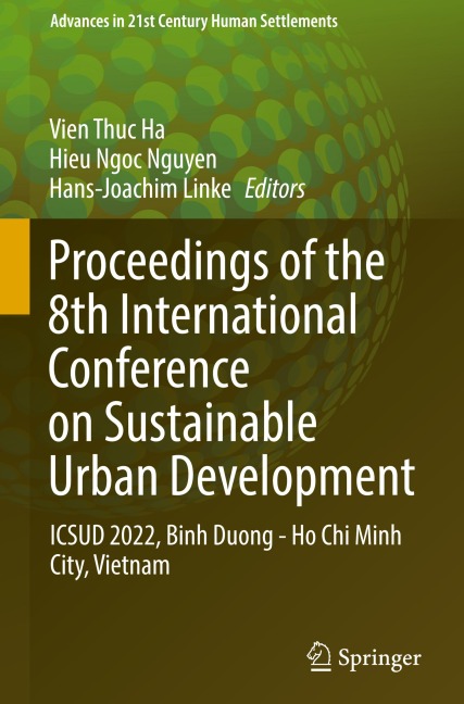 Proceedings of the 8th International Conference on Sustainable Urban Development - 