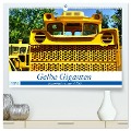 Gelbe Giganten - Kettentraktoren der UdSSR (hochwertiger Premium Wandkalender 2024 DIN A2 quer), Kunstdruck in Hochglanz - Henning von Löwis of Menar