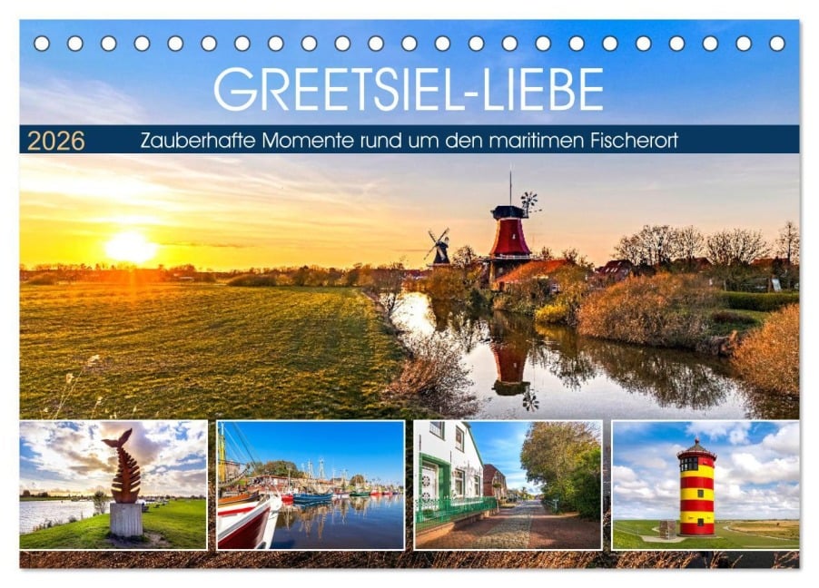 GREETSIEL-LIEBE (Tischkalender 2026 DIN A5 quer), CALVENDO Monatskalender - Andrea Dreegmeyer