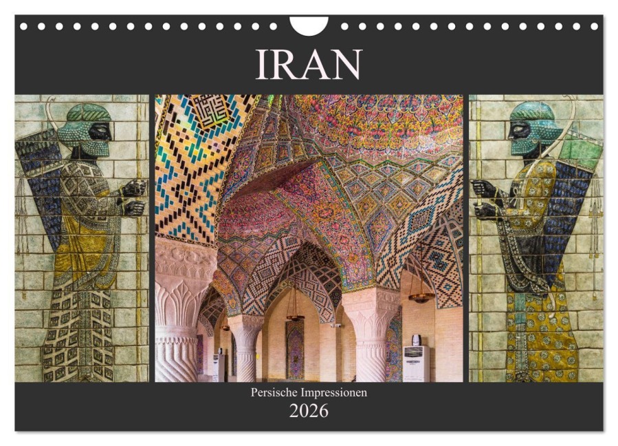 Iran - Persische Impressionen (Wandkalender 2026 DIN A4 quer), CALVENDO Monatskalender - Enrico Caccia