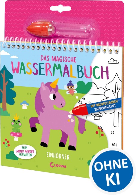 Das magische Wassermalbuch - Einhörner - 