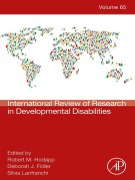 Cover-Bild zum Titel 'International Review of Research in Developmental Disabilities' von ''