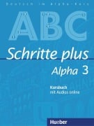 Cover-Bild zum Titel 'Schritte plus Alpha 3. Kursbuch mit Audios online' von 'Anja Böttinger'