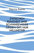 Cover-Bild zum Titel 'Zwischen Buntheit und Schwarzweiß liegen oft nur Millimeter' von 'Dennis Riehle'