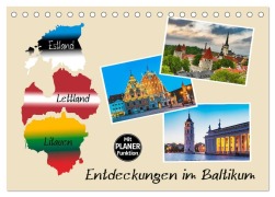 Cover-Bild zum Titel 'Entdeckungen im Baltikum (Tischkalender 2027 DIN A5 quer), CALVENDO Monatskalender' von 'Gunter Kirsch'