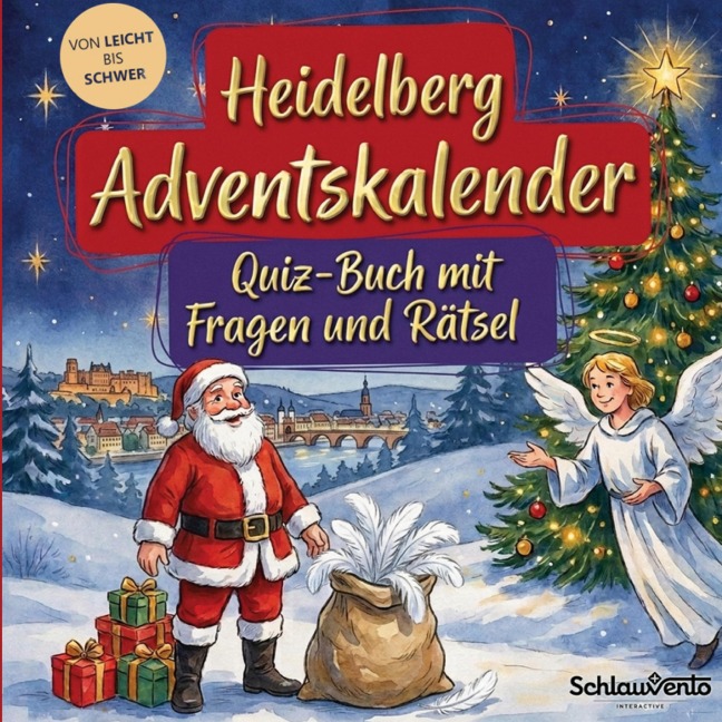Heidelberg-Adventskalender: Quiz-Buch mit Fragen und Rätsel - Schlauvento Interactive
