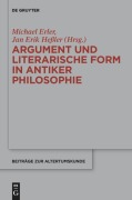 Cover-Bild zum Titel 'Argument und literarische Form in antiker Philosophie' von ''