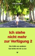 Cover-Bild zum Titel 'Ich stehe nicht mehr zur Verfügung 2' von 'Olaf Jacobsen'