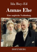 Cover-Bild zum Titel 'Annas Ehe' von 'Ida Boy-Ed'