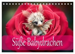 Cover-Bild zum Titel 'Süße Babydrachen (Tischkalender 2026 DIN A5 quer), CALVENDO Monatskalender' von 'Dusanka Djeric'
