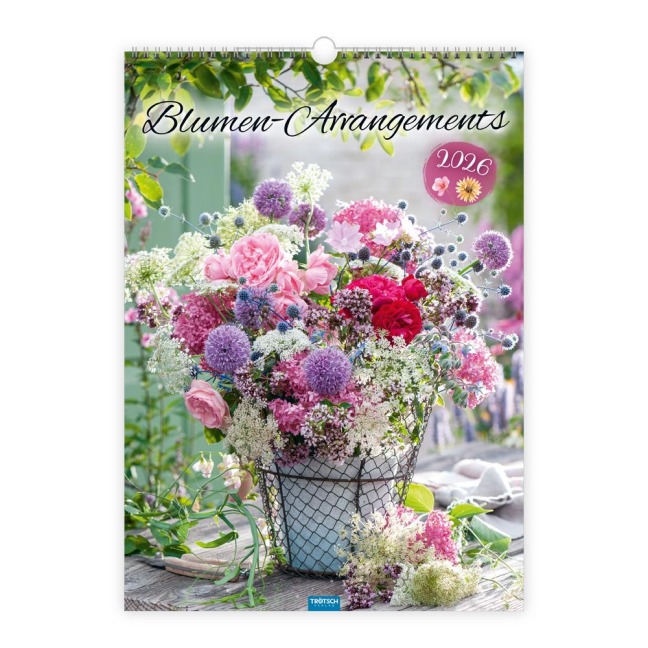 Trötsch Großbildkalender Blumen-Arrangements 2026 - 