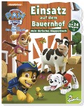 Cover-Bild zum Titel 'PAW Patrol: Einsatz auf dem Bauernhof - Mein tierisches Klappenbuch' von 'Panini'