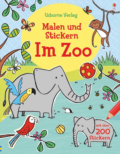 Malen und Stickern: Im Zoo - Jessica Greenwell, Sam Taplin