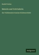 Cover-Bild zum Titel 'Materln und Votivtaferln' von 'Rudolf Greinz'