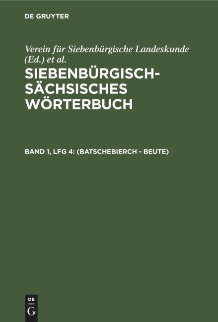 (Batschebierch - Beute) - 
