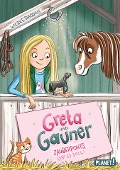 Cover-Bild zum Titel 'Greta und Gauner 1: Zauberponys gibt es doch!' von 'Wiebke Rhodius'