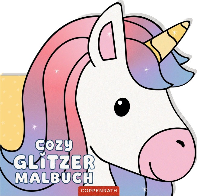 Cozy Glitzer-Malbuch - 