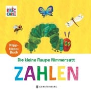 Cover-Bild zum Titel 'Die kleine Raupe Nimmersatt - Zahlen' von 'Eric Carle'