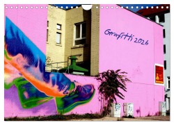 Cover-Bild zum Titel 'Grafitti 2026 (Wandkalender 2026 DIN A4 quer), CALVENDO Monatskalender' von 'Jutta Sichau'