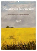 Cover-Bild zum Titel 'Malerische Jahresreise (Wandkalender 2027 DIN A2 hoch), CALVENDO Monatskalender' von 'Angelika Scheibler'