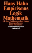 Cover-Bild zum Titel 'Empirismus, Logik, Mathematik' von 'Hans Hahn'