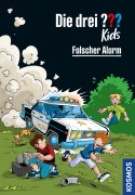 Cover-Bild zum Titel 'Die drei ??? Kids, 85, Falscher Alarm (drei Fragezeichen Kids)' von 'Boris Pfeiffer'