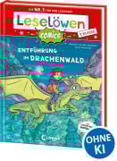 Cover-Bild zum Titel 'Leselöwen Comics 1. Klasse - Entführung im Drachenwald' von 'Barbara van den Speulhof'