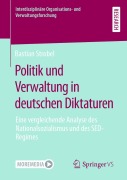 Cover-Bild zum Titel 'Politik und Verwaltung in deutschen Diktaturen' von 'Bastian Strobel'