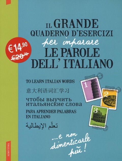 Grande quaderno d'esercizi per imparare le parole dell'itali - 