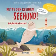 Cover-Bild zum Titel 'Rette den kleinen Seehund Deutsch-Türkisch' von 'Dorthe Voss'