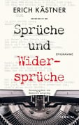 Cover-Bild zum Titel 'Sprüche und Widersprüche' von 'Erich Kästner'