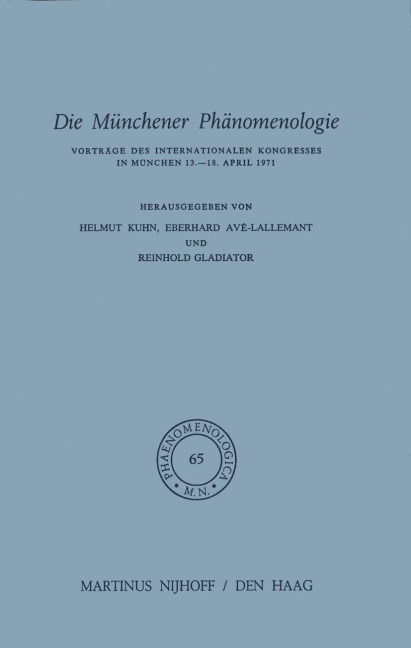 Die Münchener Phänomenologie - 