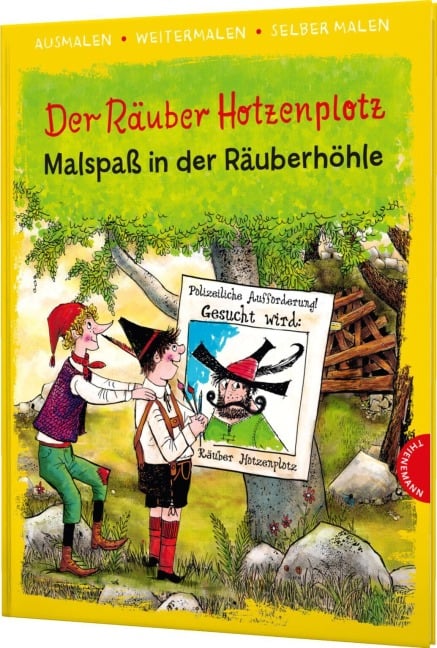 Der Räuber Hotzenplotz. Malspaß in der Räuberhöhle (Ausmalen, weitermalen, selber malen) - Otfried Preußler