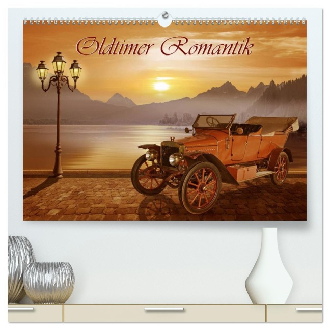 Oldtimer Romantik (hochwertiger Premium Wandkalender 2026 DIN A2 quer), Kunstdruck in Hochglanz - alias Mausopardia Jüngling