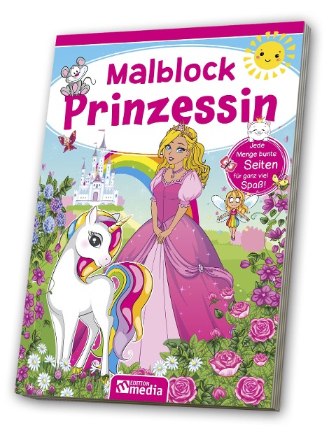 Malblock A5 - Prinzessin - 