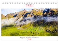 Cover-Bild zum Titel 'Peru - Magie der Anden (Tischkalender 2026 DIN A5 quer), CALVENDO Monatskalender' von 'Gunnar Lentz'