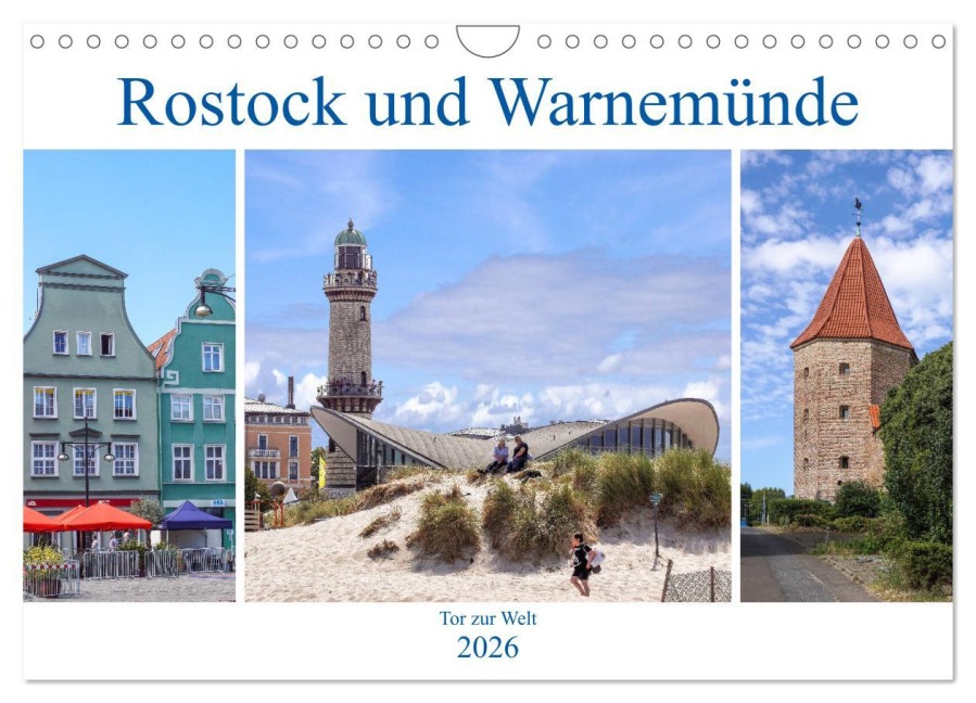 Rostock und Warnemünde - Tor zur Welt (Wandkalender 2026 DIN A4 quer), CALVENDO Monatskalender - Thomas Becker