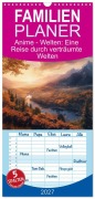Cover-Bild zum Titel 'Familienplaner 2027 - Anime - Welten: Eine Reise durch verträumte Welten mit 5 Spalten (Wandkalender, 21 x 45 cm) CALVENDO' von 'Simone Wunderlich'