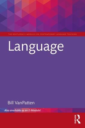 Language - Bill Vanpatten