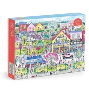 Cover-Bild zum Titel 'Michael Storrings Book Townscape 1000 Piece Puzzle' von 'Michael Storrings'