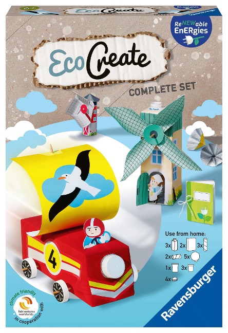 Ravensburger EcoCreate 18449 - Renewable Energies - Kinder ab 6 Jahren - 