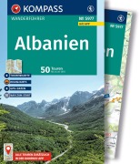 Cover-Bild zum Titel 'KOMPASS Wanderführer Albanien, 50 Touren mit Extra-Tourenkarte' von 'Michael Will'
