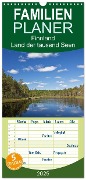 Familienplaner 2025 - Finnland - Land der tausend Seen mit 5 Spalten (Wandkalender, 21 x 45 cm) CALVENDO - Anja Ergler