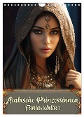 Arabische Prinzessinnen Fantasiebilder (Wandkalender 2024 DIN A4 hoch), CALVENDO Monatskalender - Liselotte Brunner-Klaus