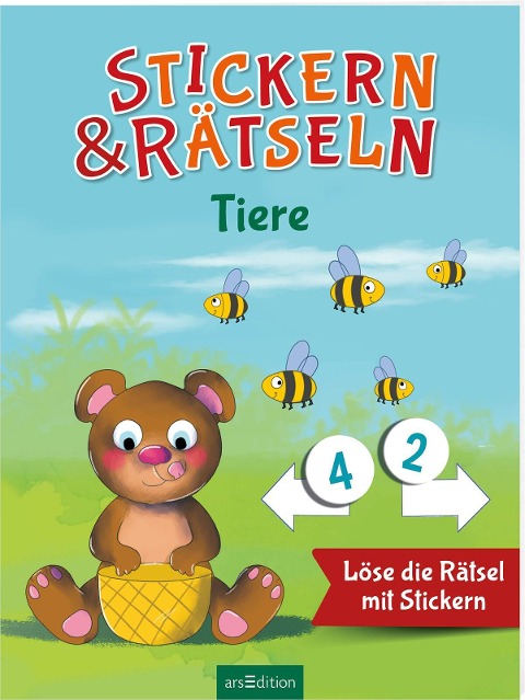 Stickern & Rätseln - Tiere - 