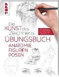 Cover-Bild zum Titel 'Die Kunst des Zeichnens - Anatomie Figuren Posen Übungsbuch' von ''