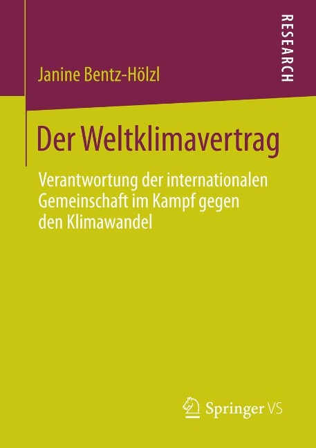 Der Weltklimavertrag - Janine Bentz-Hölzl
