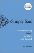 Cover-Bild zum Titel 'Simply Said' von 'Jay Sullivan'