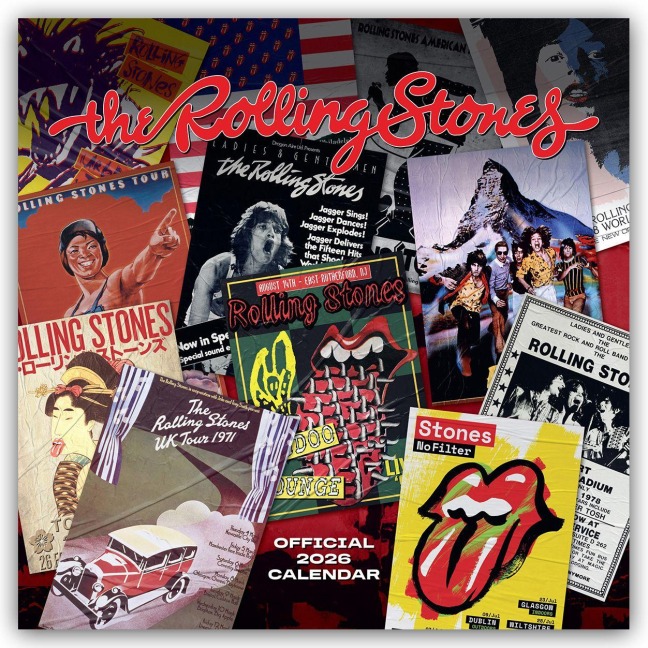 The Rolling Stones - Die Rolling Stones 2026 - Wandkalender - 